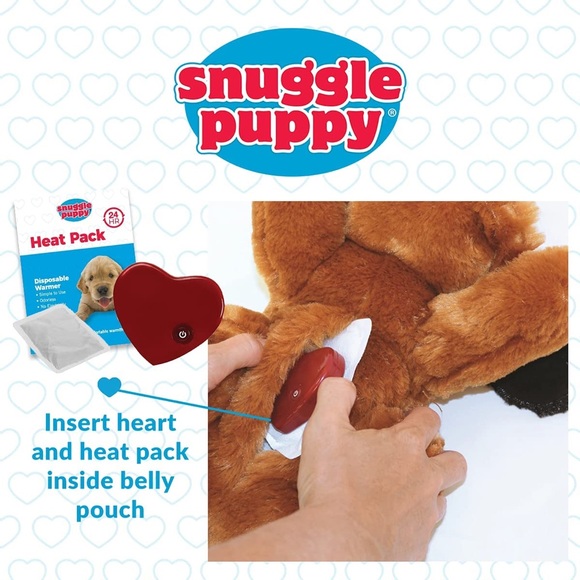 Snuggle Puppy Heartbeat Stuffed Toy for Dogs - Pet Anxiety Relief & Calming Aid - Picture 8 of 8